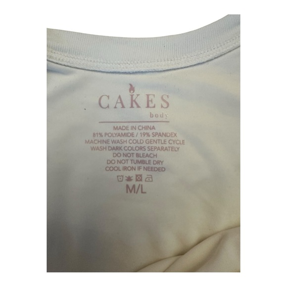 CAKES “No Bra Day” Bra Lounge Bralette – Size M/L – Ivory – NEW with Tags - Picture 7 of 8